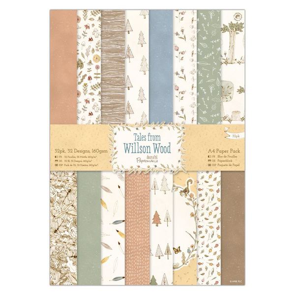 Набор бумаги A4 Docraft "Willson Wood"