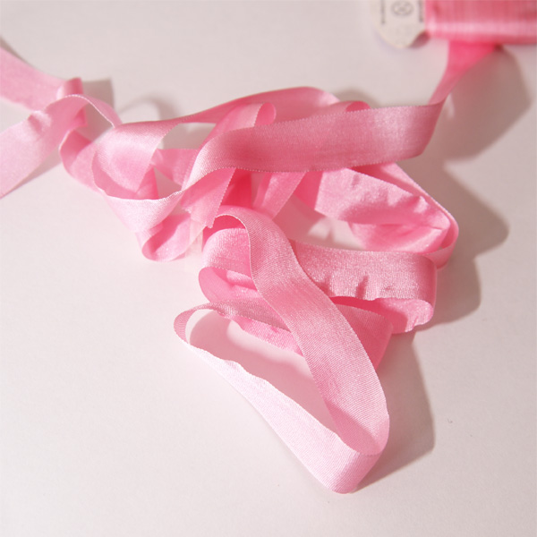 Лента шёлковая 13 мм. Цвет нежный розовый (070)