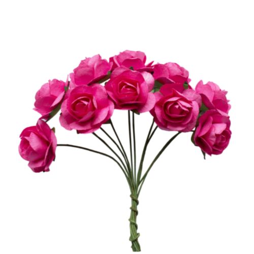 Букетик роз Scrapberrys, цвет фуксия