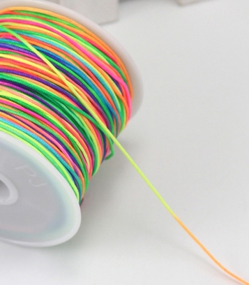 Шнур декоративный 0,8 мм, радуга