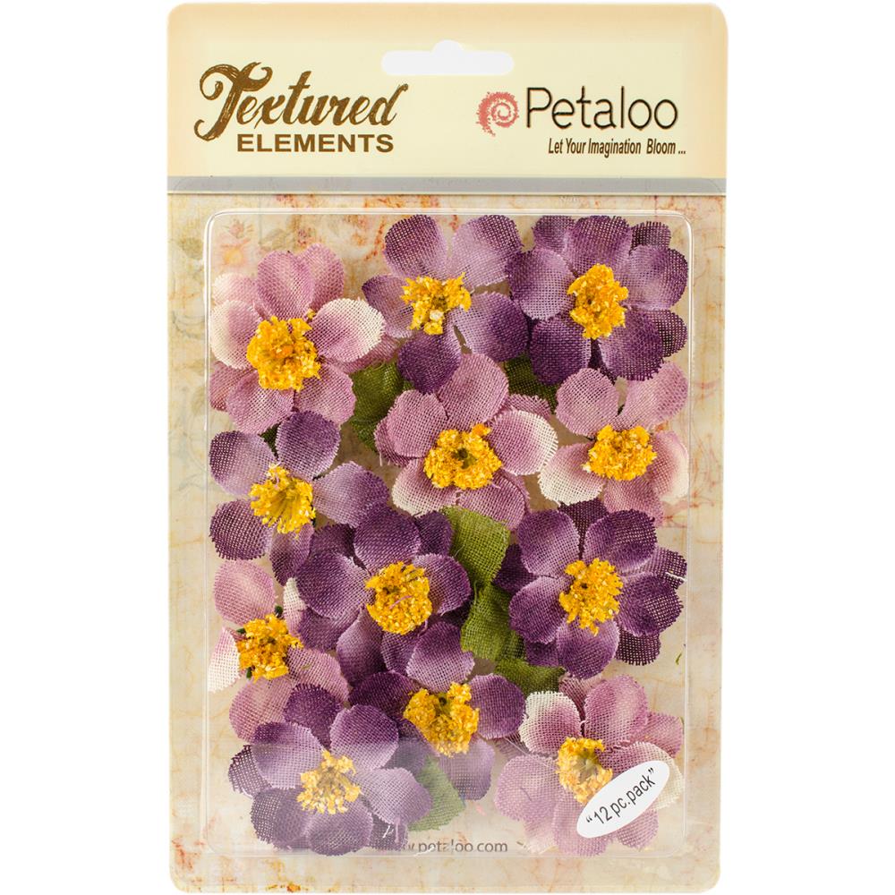 Набор цветов Petaloo "Briar Rose Canvas", фиолетовый