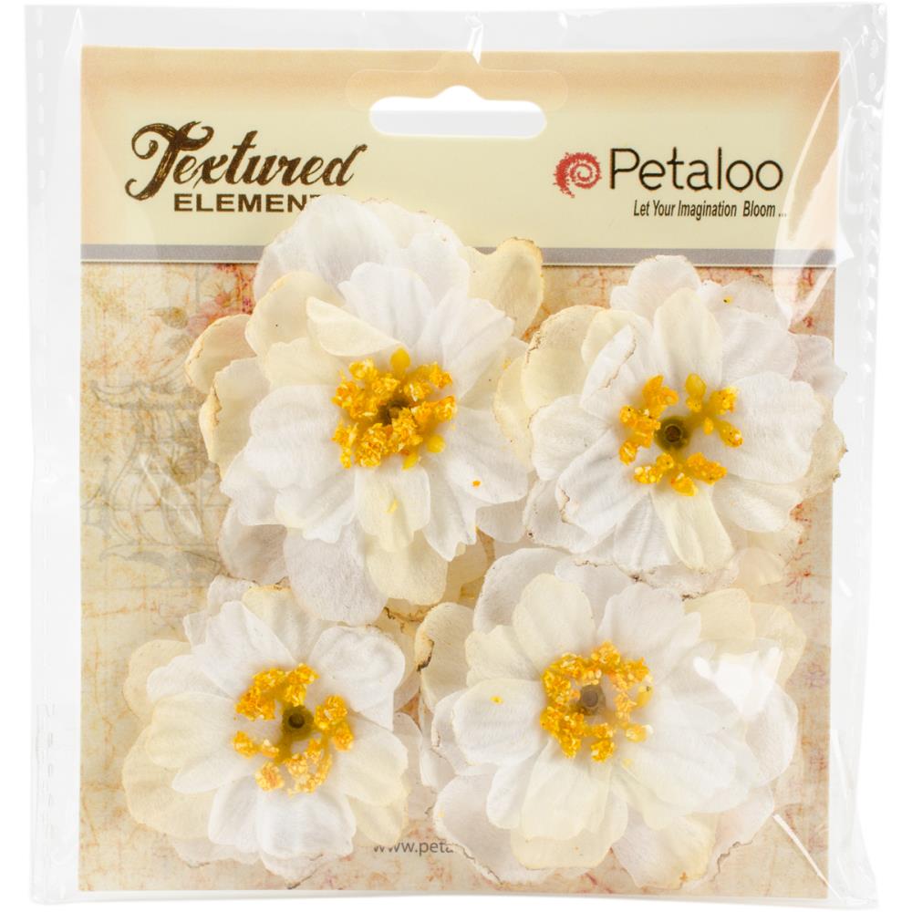Набор цветов Petaloo "Botanica Ruffled Peony", белый