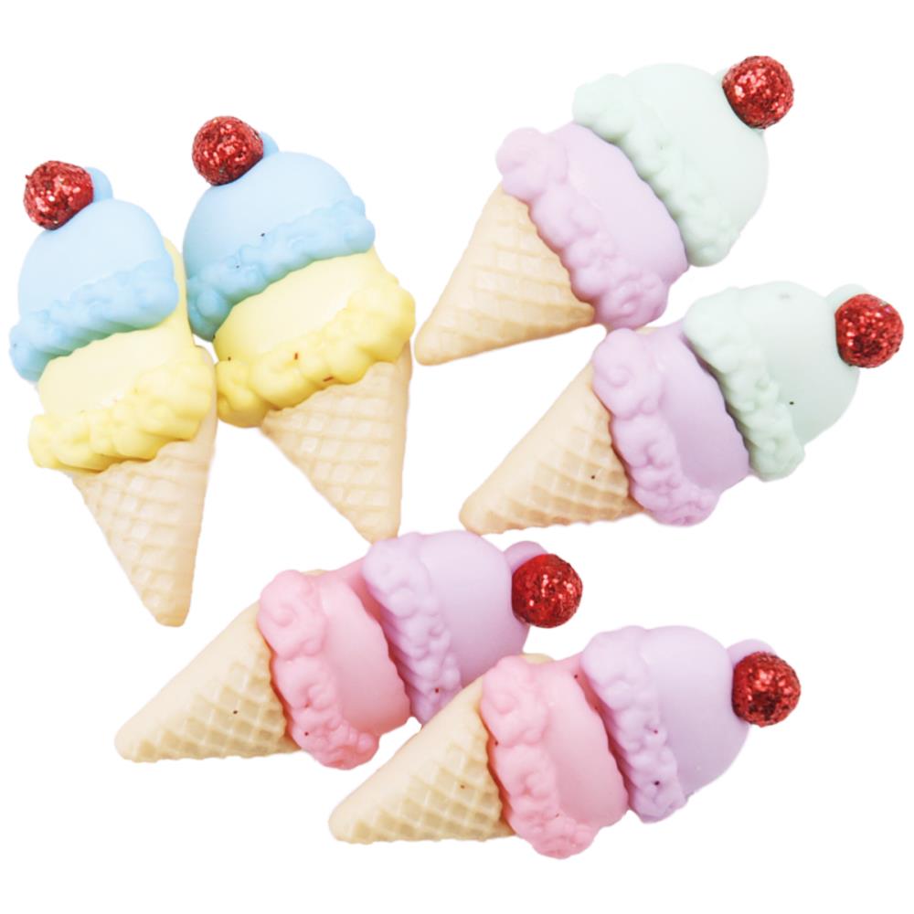 Набор пуговиц Dress It Up "Двойное мороженко"