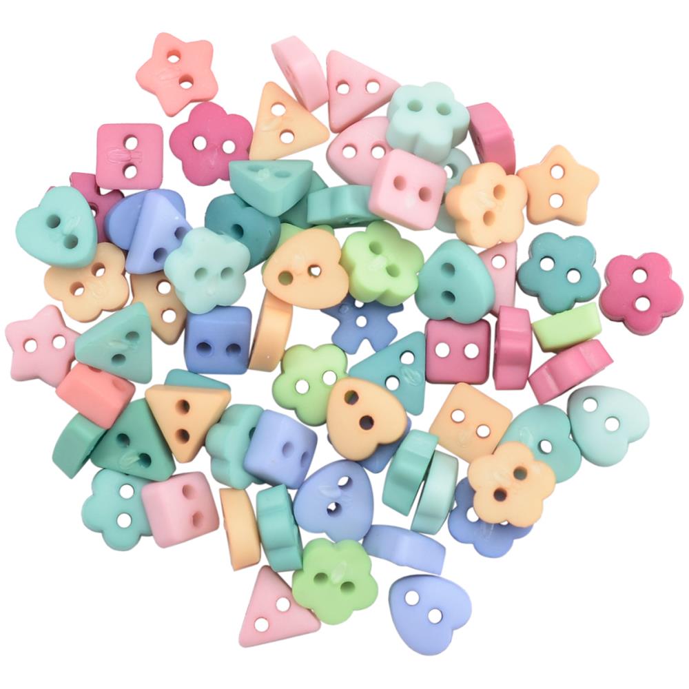 Набор мини-пуговиц Dress It Up "Мини микс ботаника"