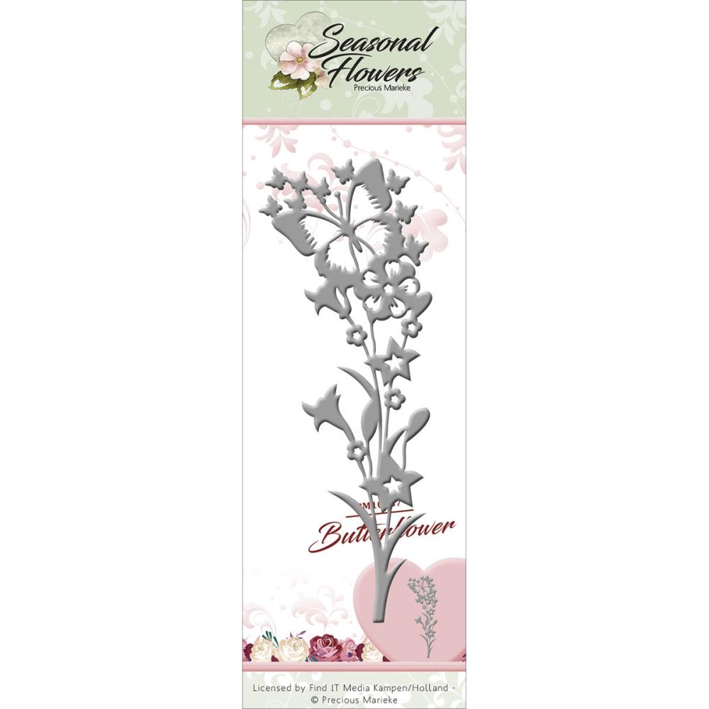 Нож для вырубки Find It Trading "Растение с бабочкой"