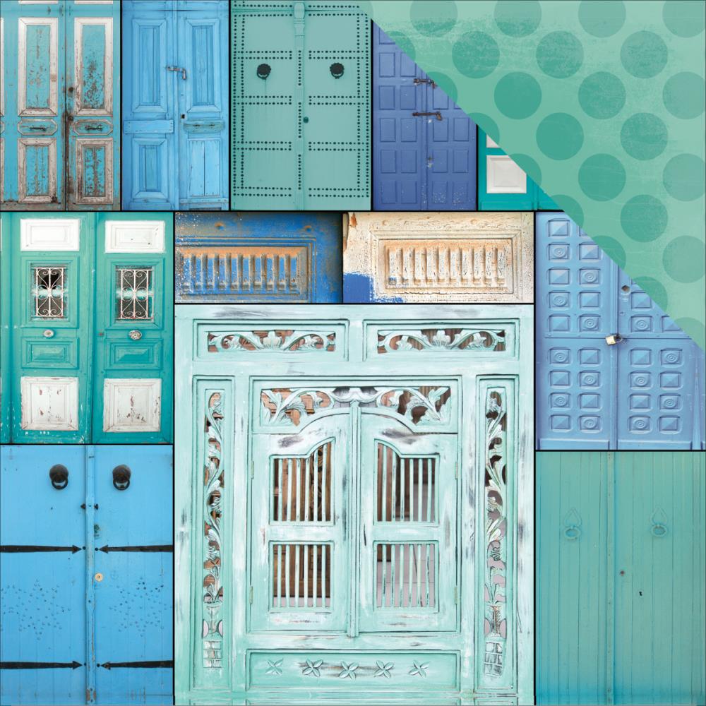 Двусторонняя бумага Kaisercraft "Ubud Dreams" Mantra (Kaiser496)