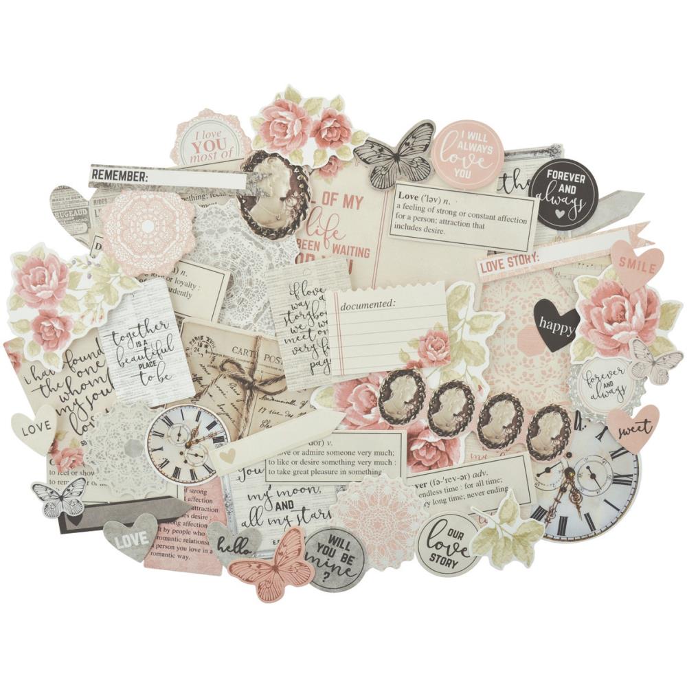 Набор картонной вырубки Kaisercraft "P.S. I Love You"