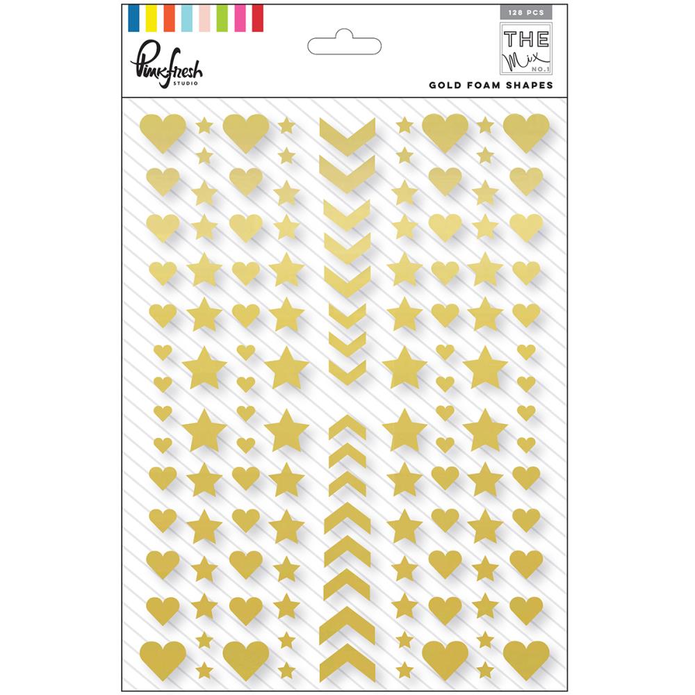 Стикеры из вспененного материала Pinkfresh Studio "Золотые мини фигурки"