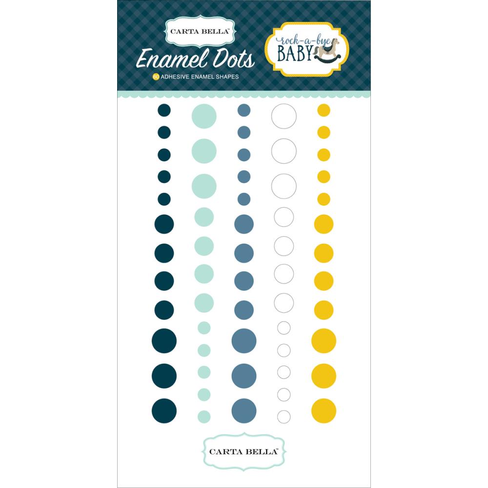Дотсы (эмальные точки) Carta Bella "Rock-A-Bye Baby Boy "