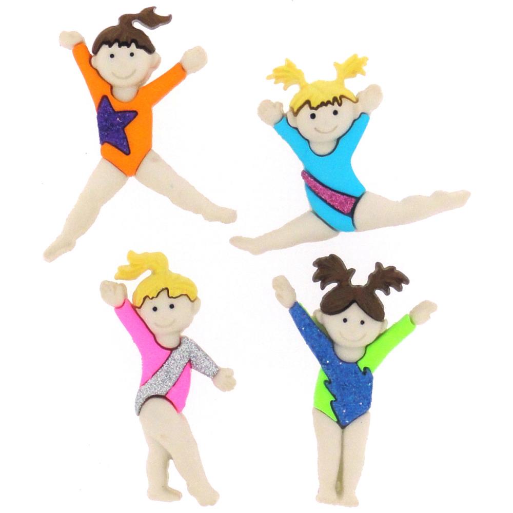 Набор пуговиц Dress It Up "Гимнастки"