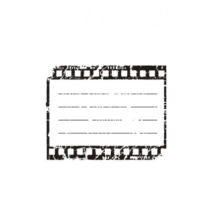 Штамп Stylish Stamps "Тэг Кадр горизонтальный"