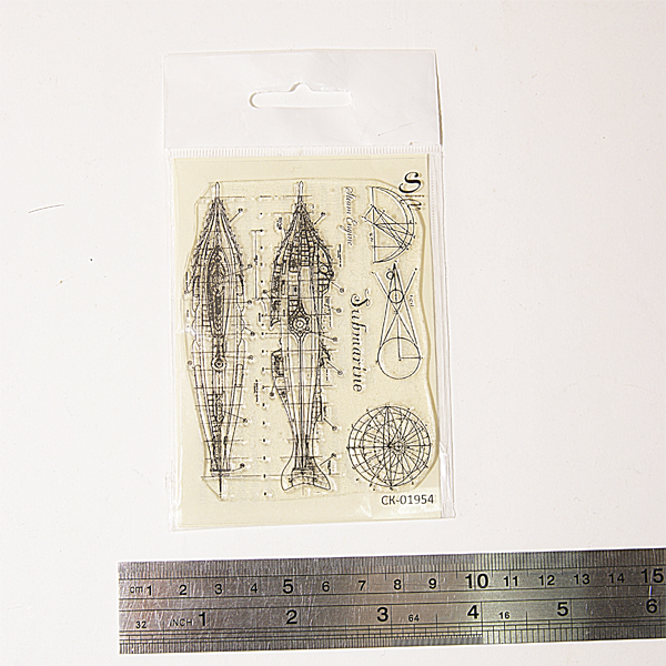 Штамп Stylish Stamps "Чертежи Submarine"