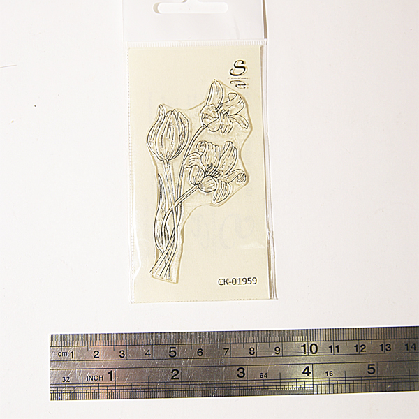 Штамп Stylish Stamps "Тюльпаны под раскраску 01959"