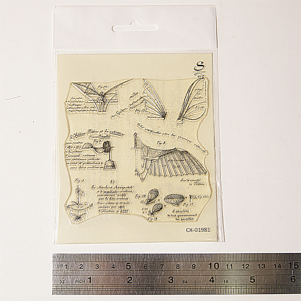 Штамп Stylish Stamps "Проект крыльев ср."