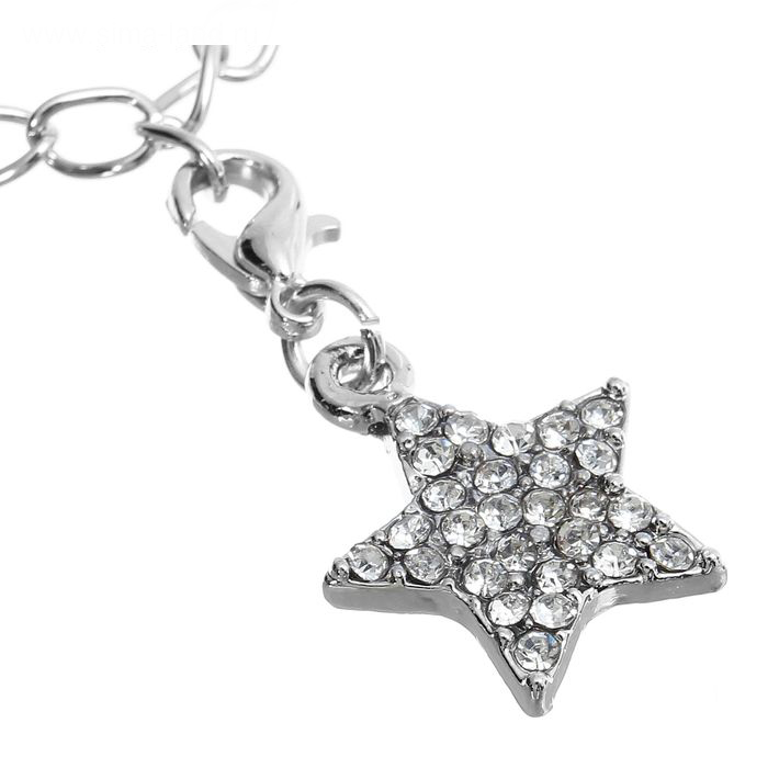 Шармик "Звёздочка", цвет белый в серебре (484)