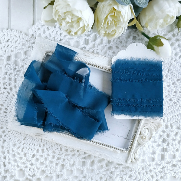 Лента "Искусственный шёлк" На глубине океана Узкая