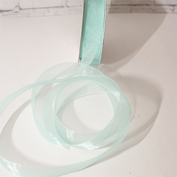 Лента шифоновая 18 мм, цвет ментол