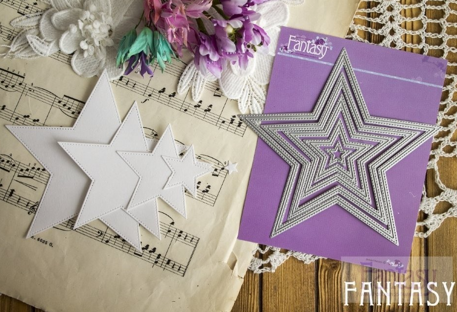 Ножи для вырубки Fantasy "Звезды"