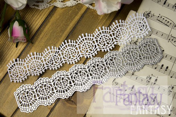 Нож для вырубки Fantasy "бордюр " Сердечные узоры""