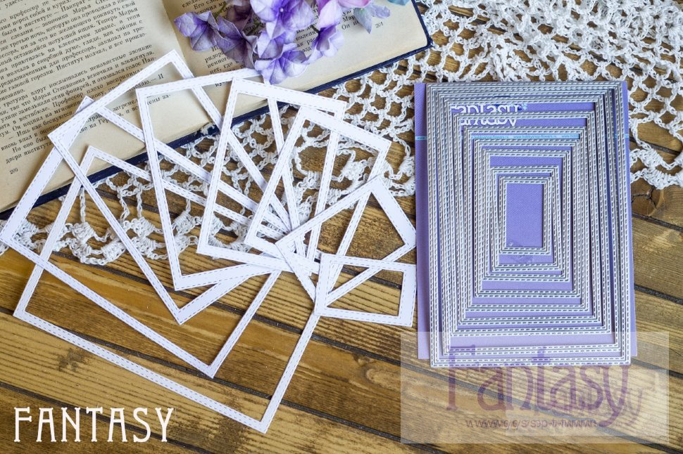 Нож для вырубки Fantasy "Прямоугольники"