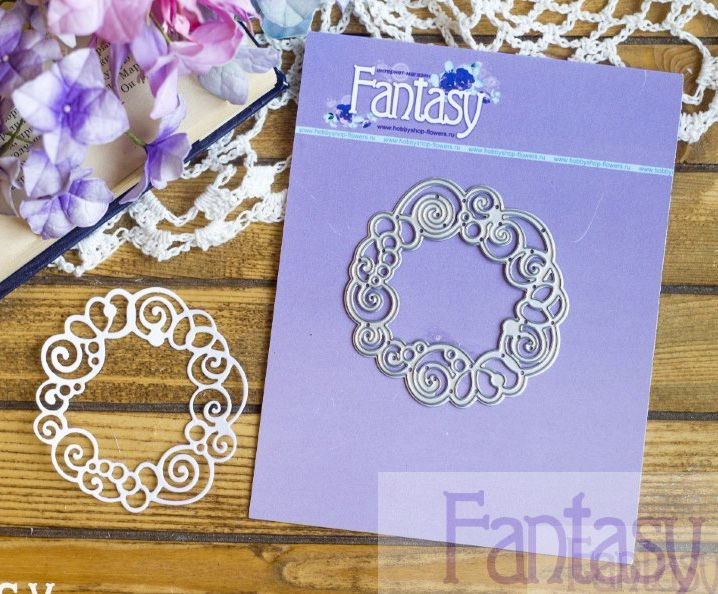 Нож для вырубки Fantasy "рамка "Бабушкины кружева""