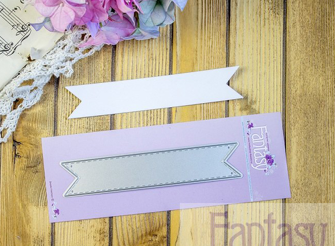 Ножи для вырубки Fantasy "пустой большой флажок"