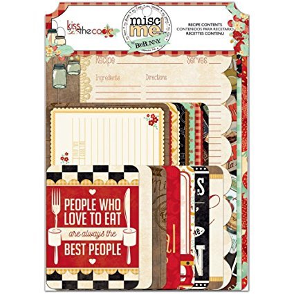 Набор страничек для кулинарной книги BoBunny "Kiss The Cook"