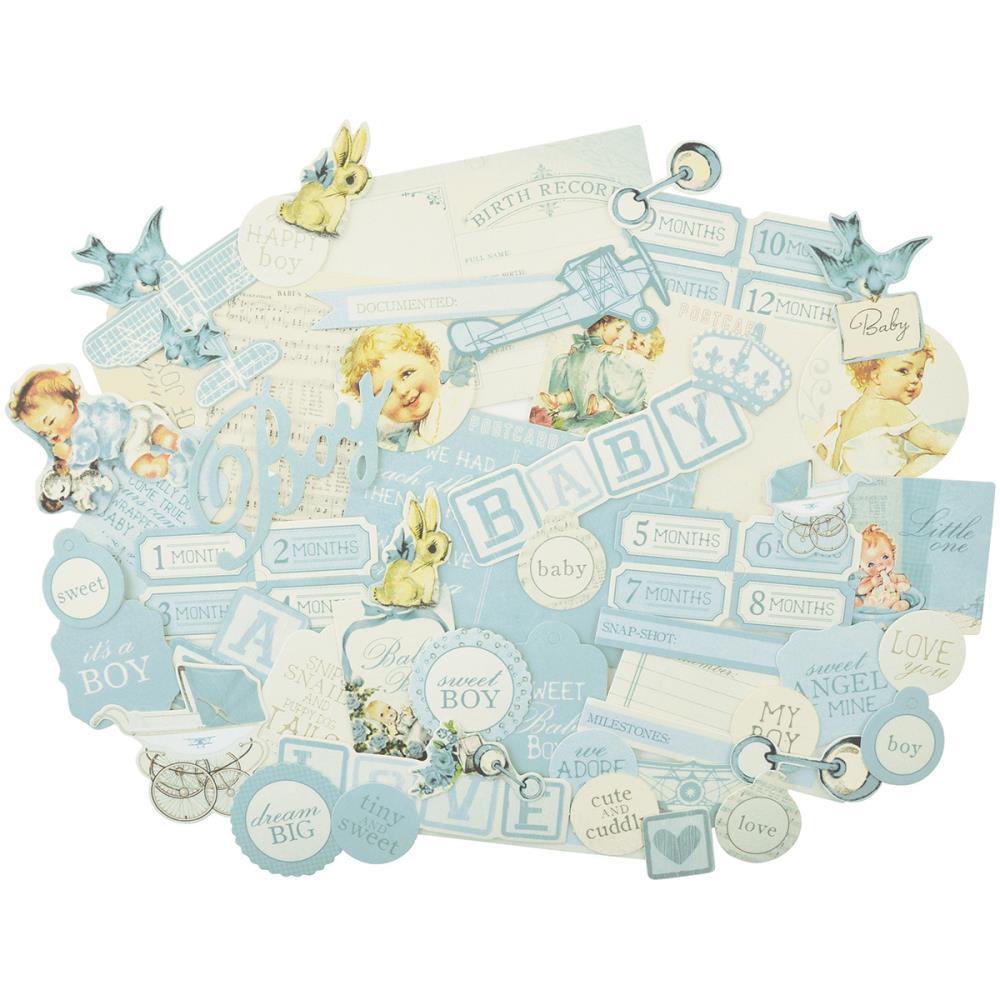 Вырубные элементы из картона Kaisercraft "Peek-A-Boo Boy"