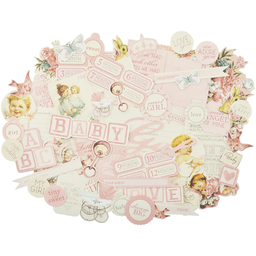 Вырубные элементы из картона Kaisercraft "Peek-A-Boo Girl"