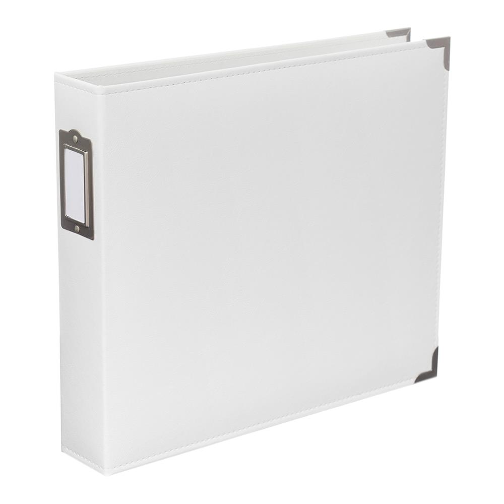 Альбом American Crafts "Project Life", кожзам, цвет белый