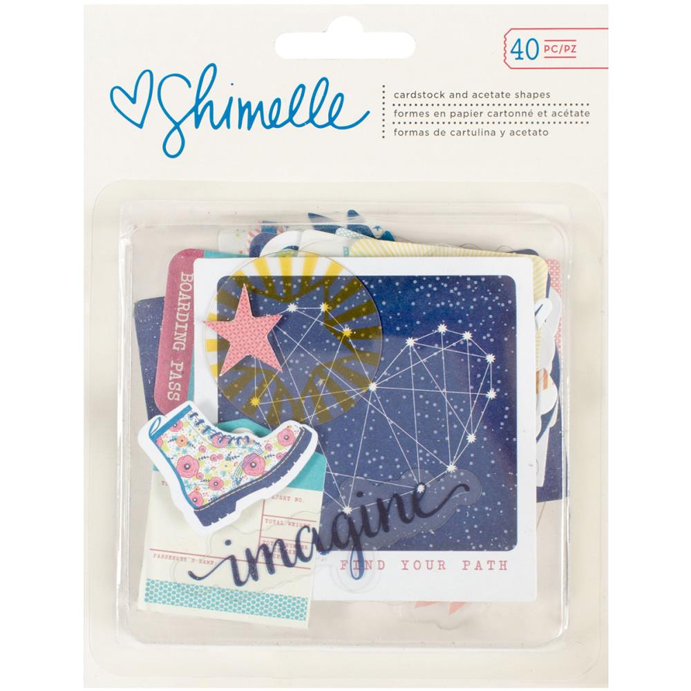 Набор вырубных элементов American Crafts "Shimelle Starshine"