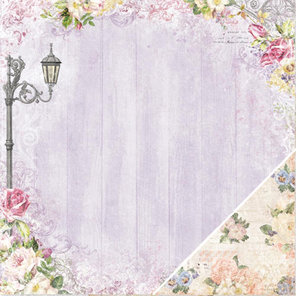 Двусторонняя бумага Blue Fern "Courtship Lane", Main Street (BFS1)