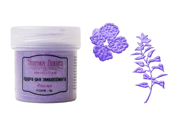 Пудра для эмбоссинга Фабрика Декору , цвет Фиалка