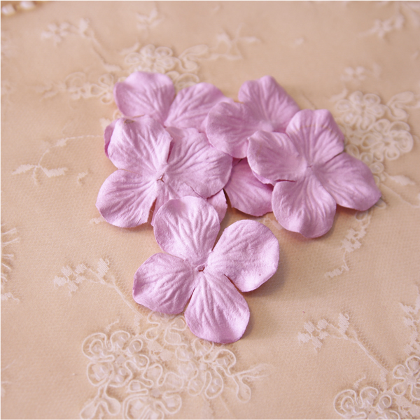 Гортензия 4 см, цвет розово-сиреневый