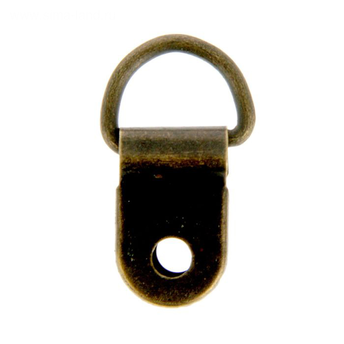 Петелька металлическая 2 см, цвет античная бронза (275)
