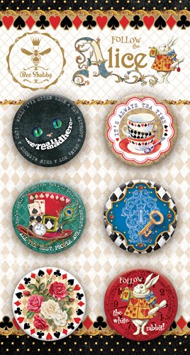 Набор фишек BeeShabby "Follow the Alice"