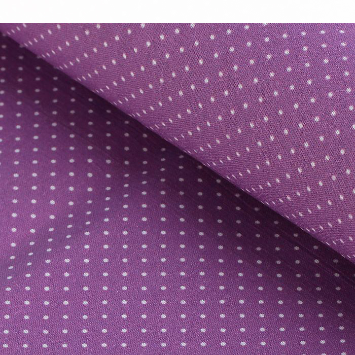 Ткань лоскутная 48 х 50см "Мелкий горошек", цвет сливовый