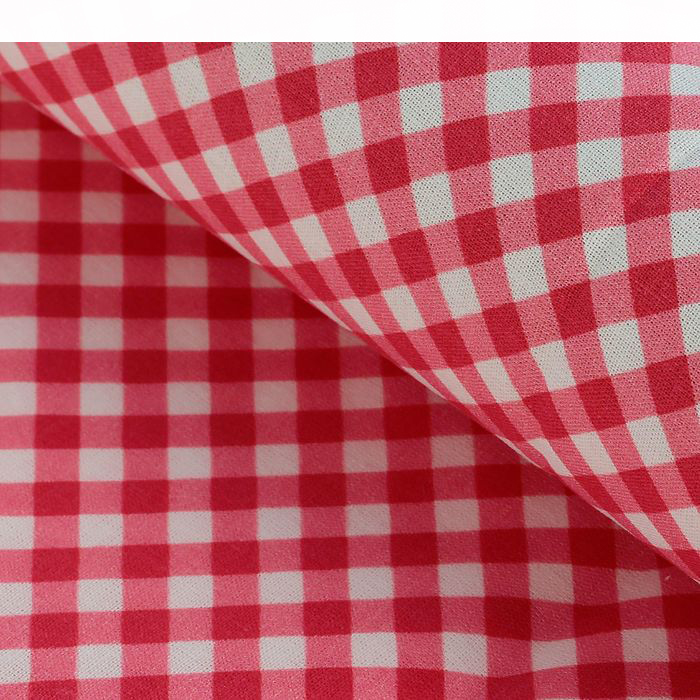 Ткань лоскутная 48 х 50см "Винтажные мотивы №4", красная клетка