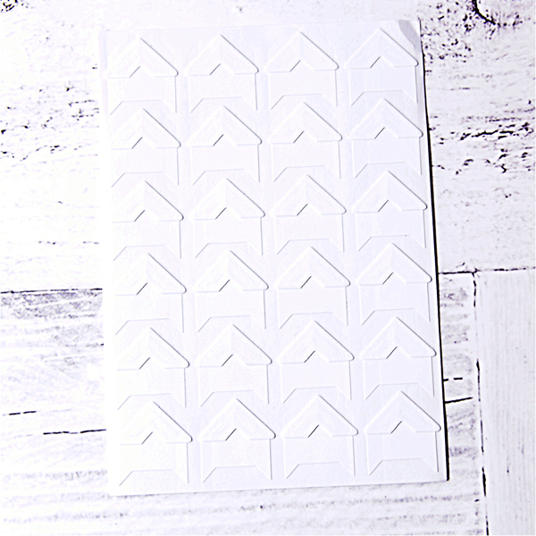 Уголки для фотографий самоклеящиеся 14х14мм Белые