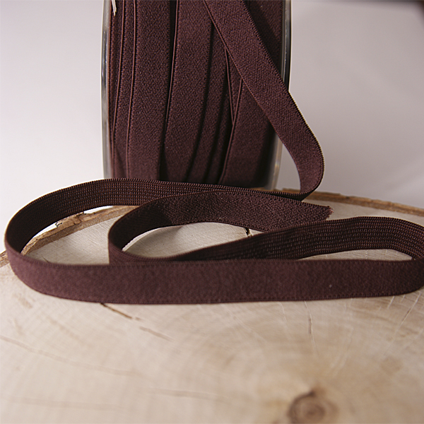 Резинка для блокнотов 1см , цвет шоколадный