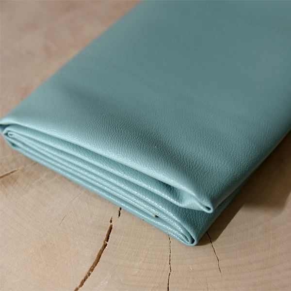 Кожзам корейский, отрез 35 х 50 см, цвет бирюзовый