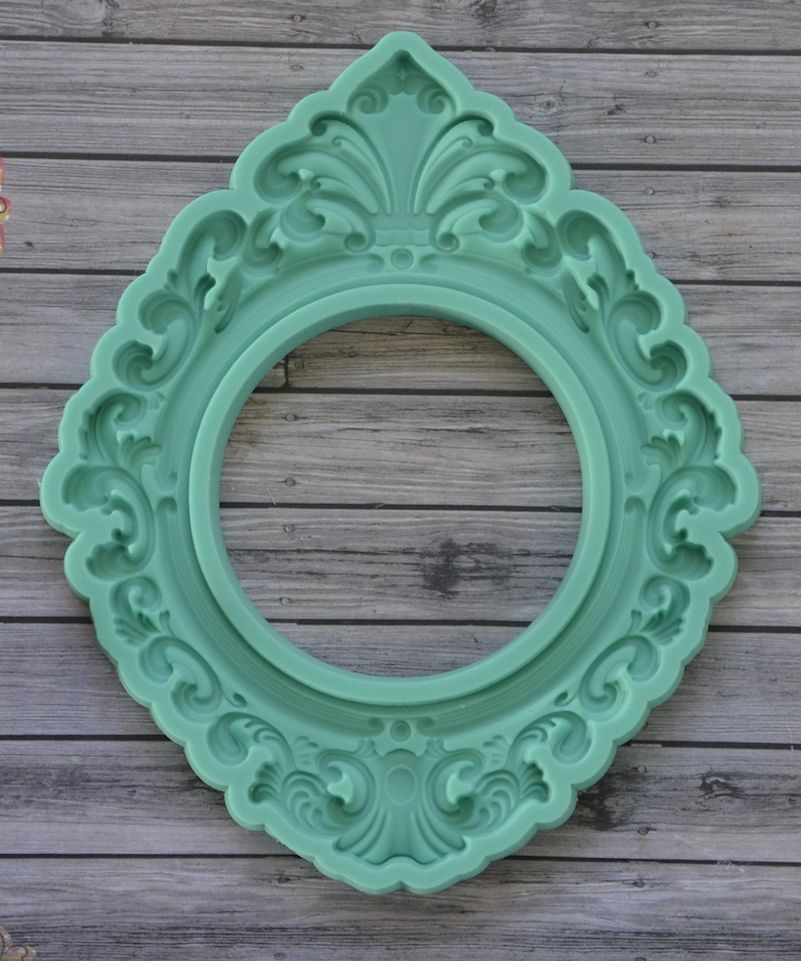 Молд Просвет "Круглая рамка в стиле барокко большая"