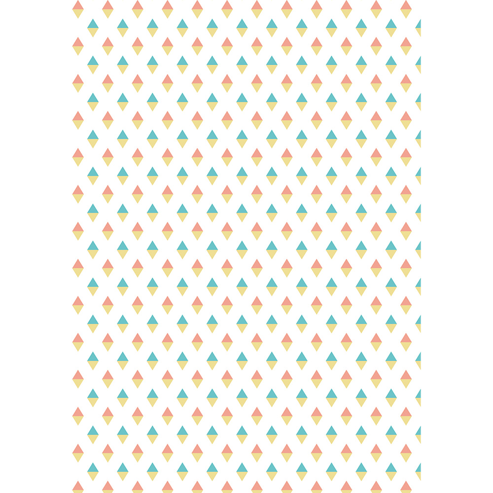 Ткань лоскутная 50 х 55 см "Грамотейка", ромбы