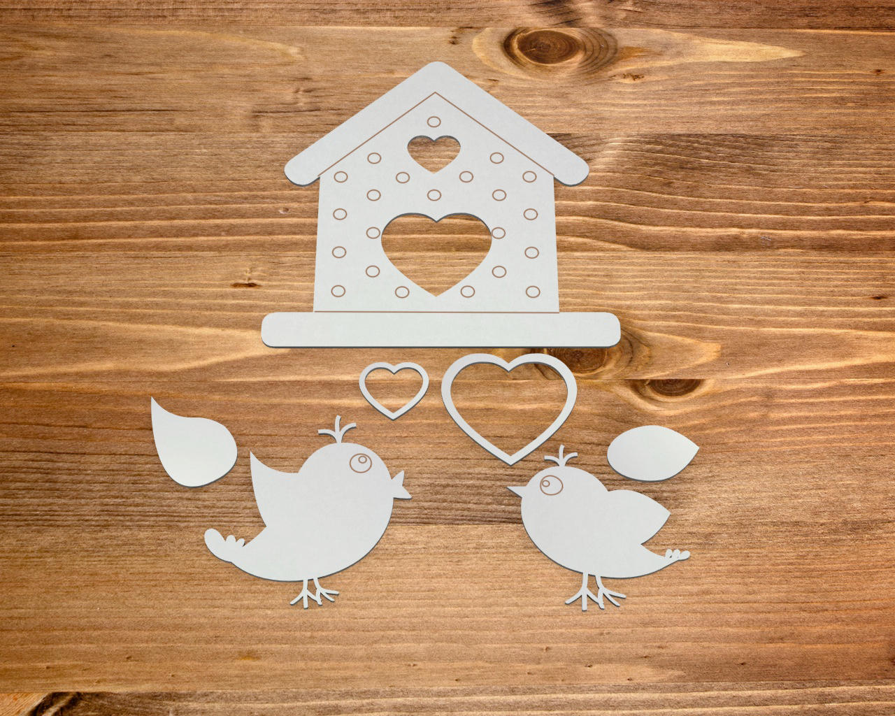 Чипборд Chipboards "С милым рай и в шалаше"