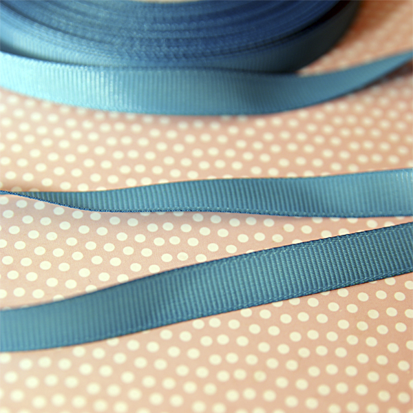 Лента репсовая 10 мм, цвет бирюзовый