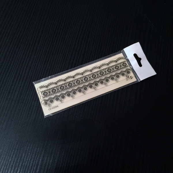 Штамп Stylish Stamps "Бордюры кружево"