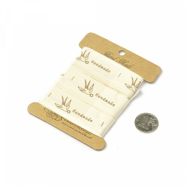 Лента декоративная 20 мм "Hand made", 3 метра