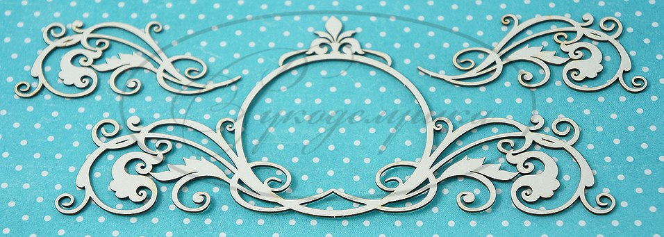 Вырубка из чипборда Рукоделушка "Рамка 28"