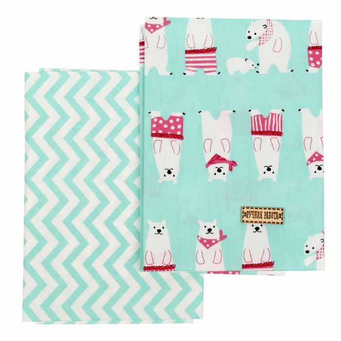 Набор хлопковой ткани "Приключения на Северном полюсе".