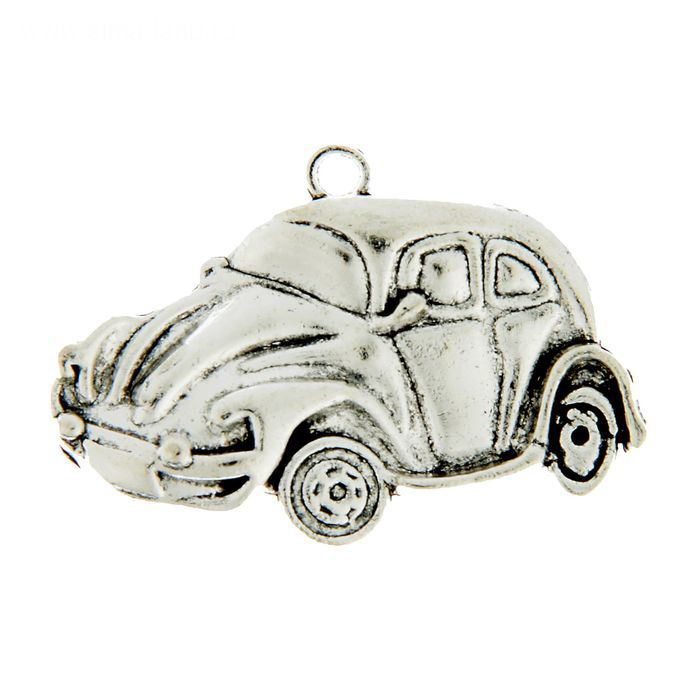 Подвеска металлическая "Ретро автомобиль" цвет серебряный (511)